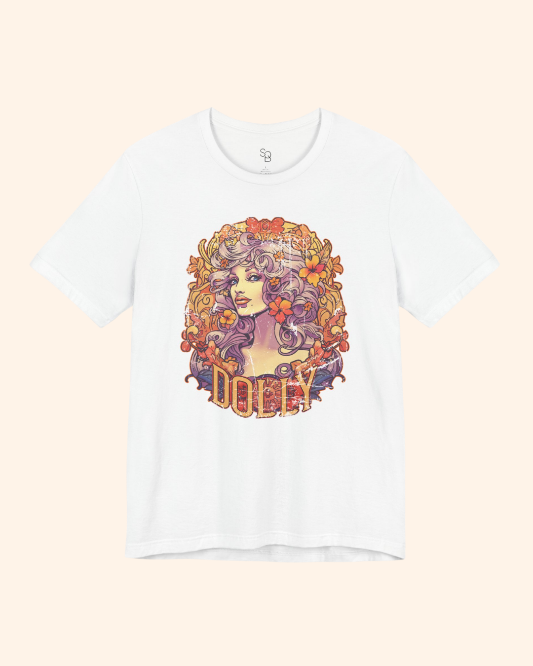 Hey Doll Retro Portrait Graphic T-Shirt unisex t-shirt product image 9