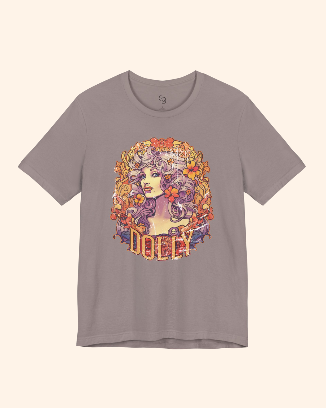 Hey Doll Retro Portrait Graphic T-Shirt unisex t-shirt product image 3