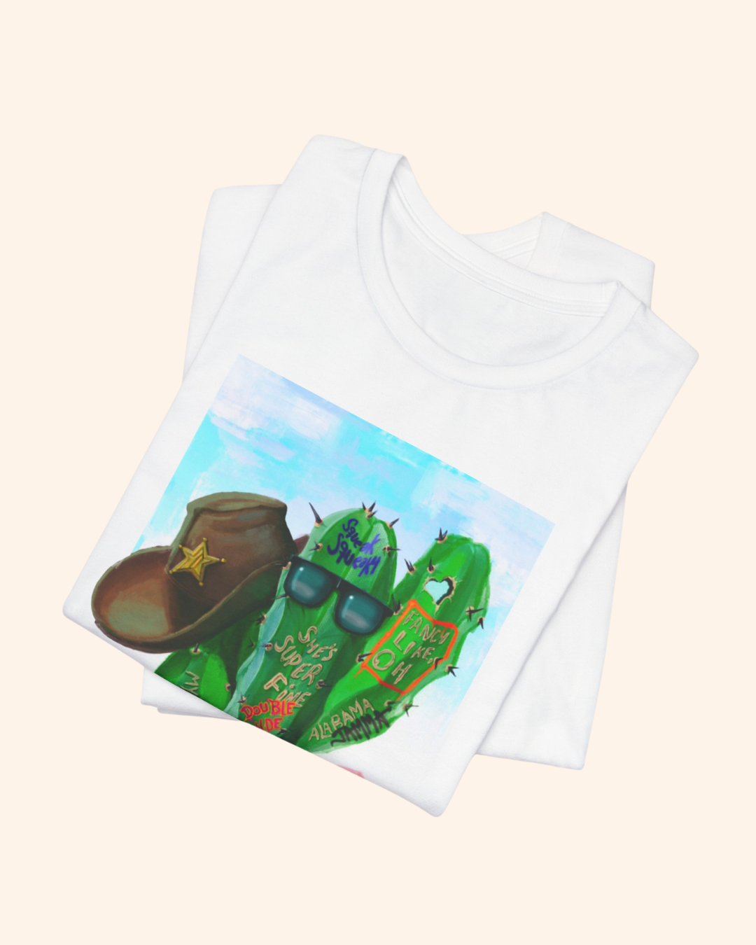 Ranch Life Cactus Graphic T-Shirt unisex t-shirt product image 4