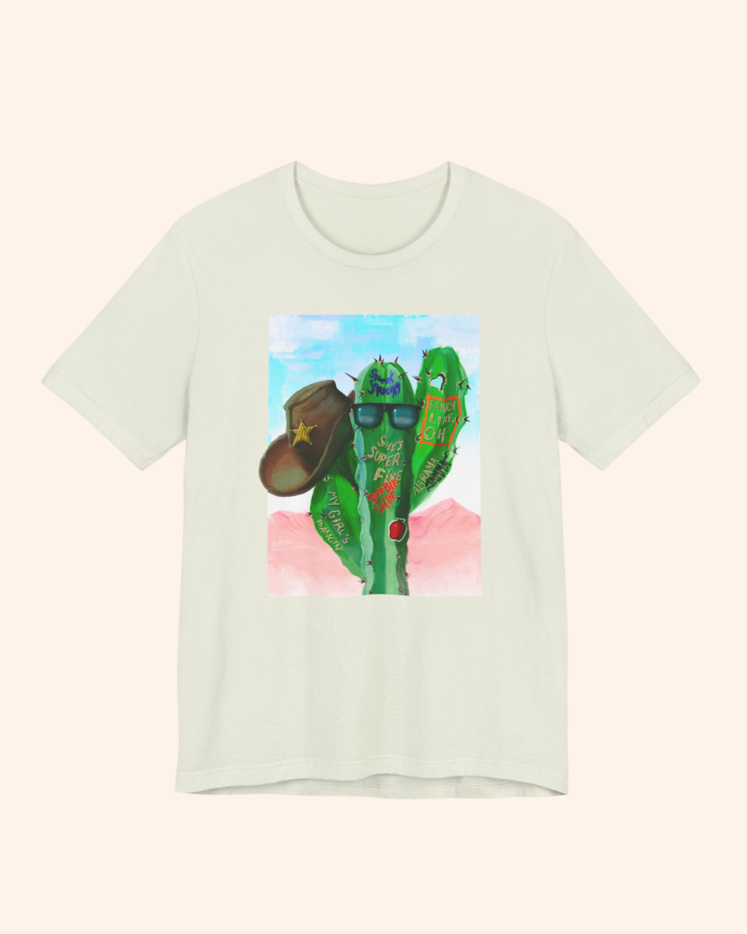 Ranch Life Cactus Graphic T-Shirt unisex t-shirt product image 3