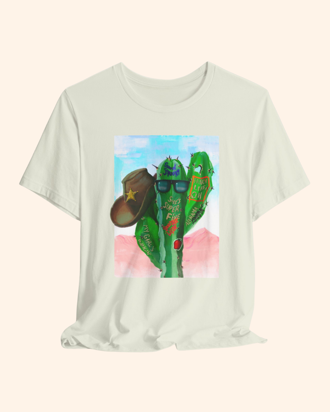Ranch Life Cactus Graphic T-Shirt unisex t-shirt product image 9