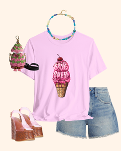 Sugar Rush Ice Cream Graphic T-Shirt unisex t-shirt product image 1