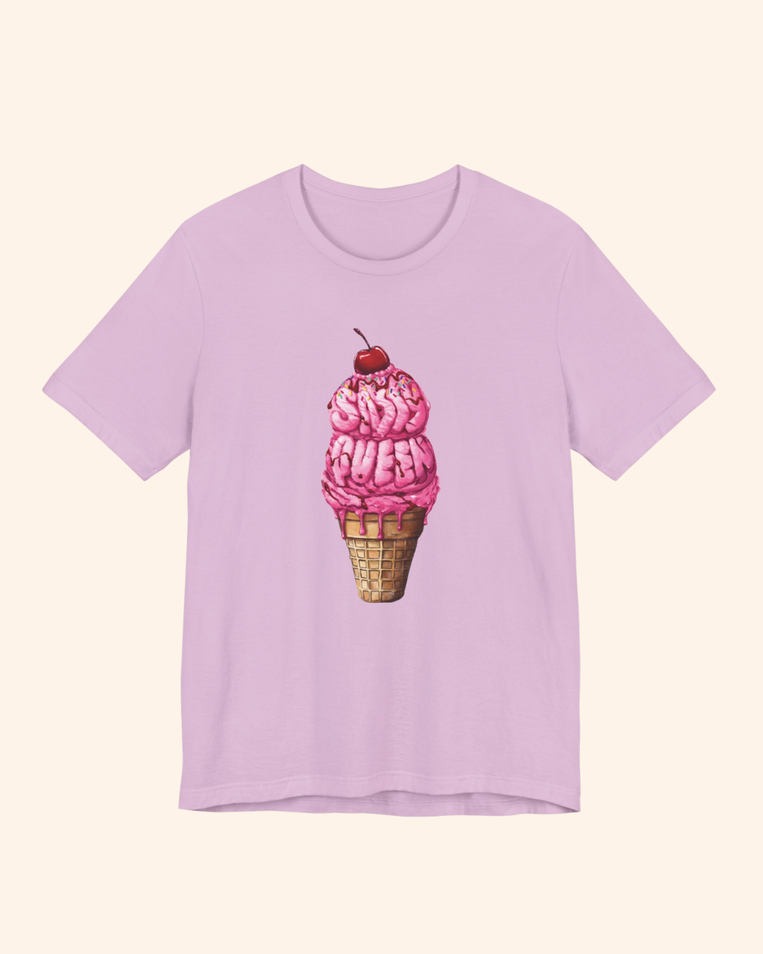 Sugar Rush Ice Cream Graphic T-Shirt unisex t-shirt product image 5