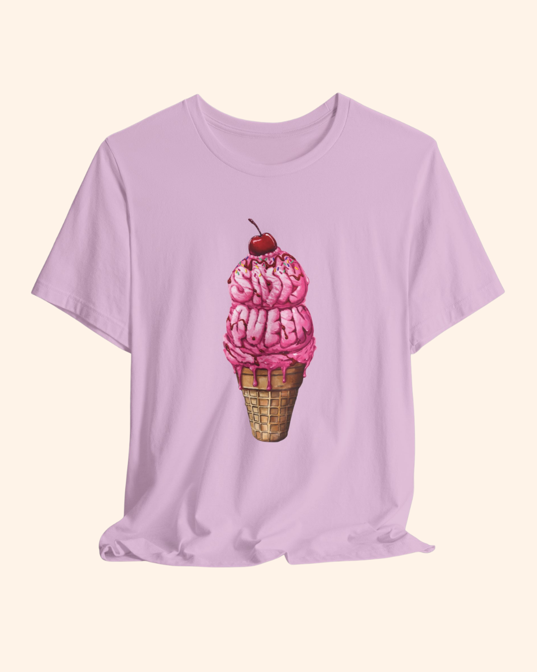 Sugar Rush Ice Cream Graphic T-Shirt unisex t-shirt product image 7