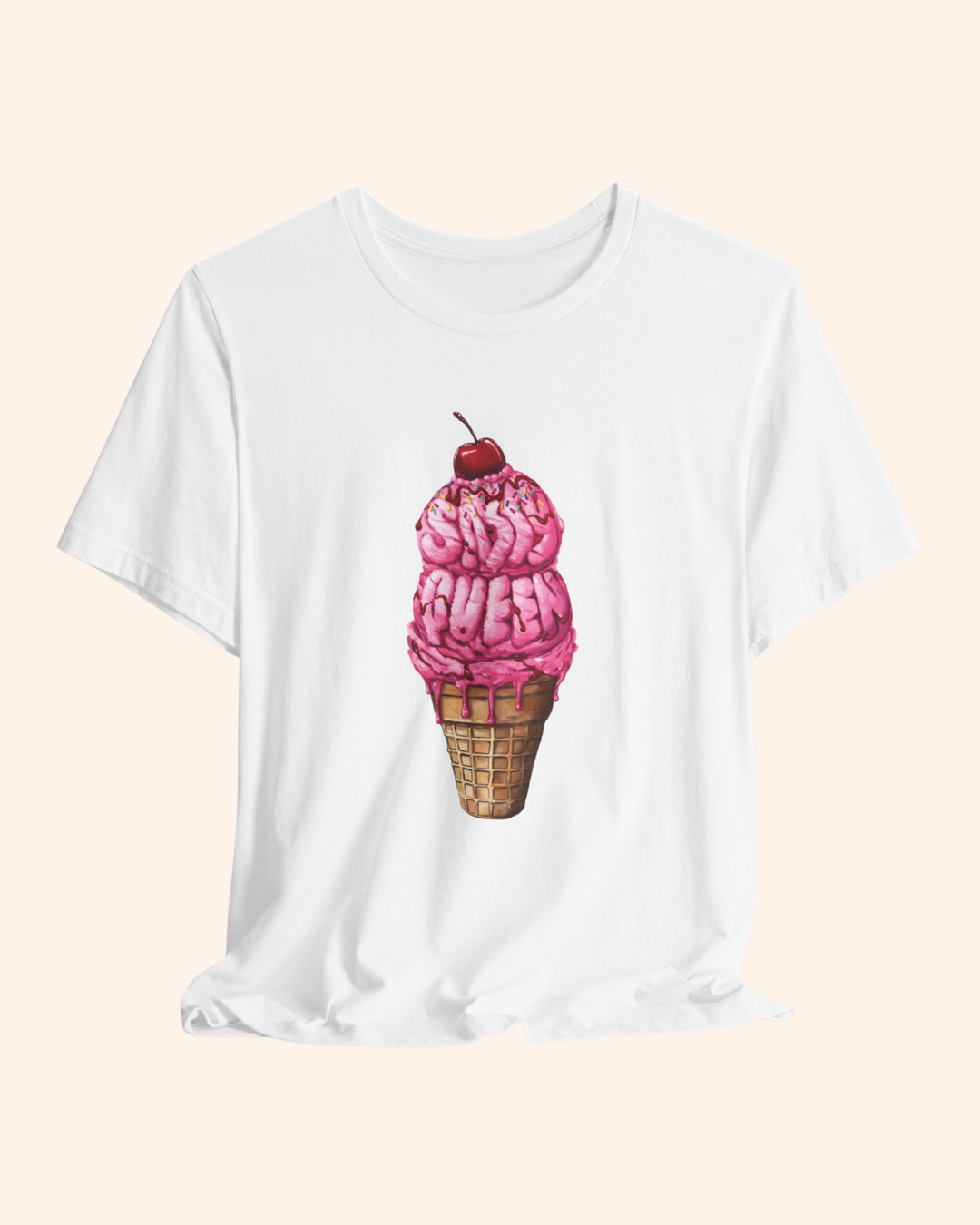 Sugar Rush Ice Cream Graphic T-Shirt unisex t-shirt product image 8