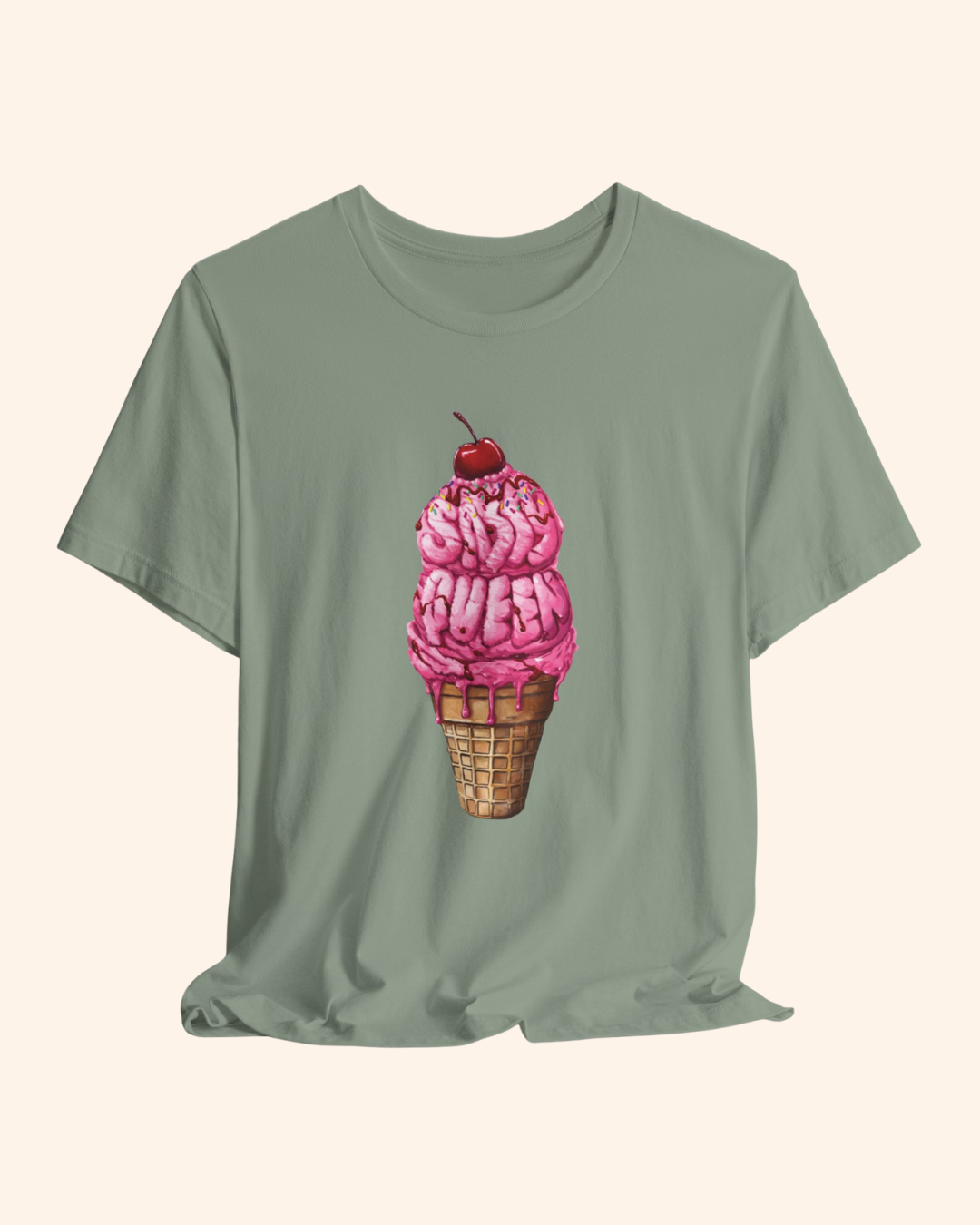 Sugar Rush Ice Cream Graphic T-Shirt unisex t-shirt product image 10