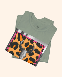 Western Night Cow Skull Graphic T-Shirt unisex t-shirt product image 6