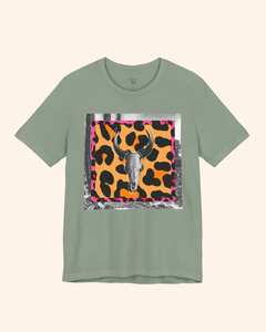 Western Night Cow Skull Graphic T-Shirt unisex t-shirt product image 7