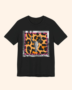 Western Night Cow Skull Graphic T-Shirt unisex t-shirt product image 11