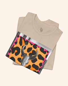Western Night Cow Skull Graphic T-Shirt unisex t-shirt product image 13