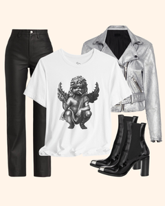 Not Today Cherub Graphic T-Shirt unisex t-shirt product image 1