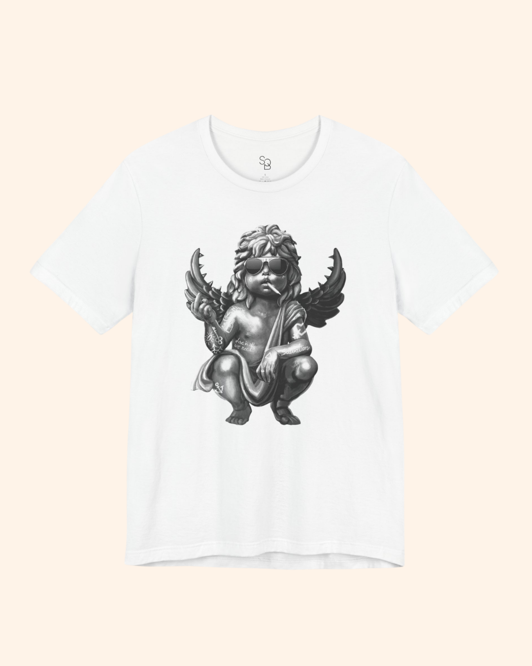 Not Today Cherub Graphic T-Shirt unisex t-shirt product image 5