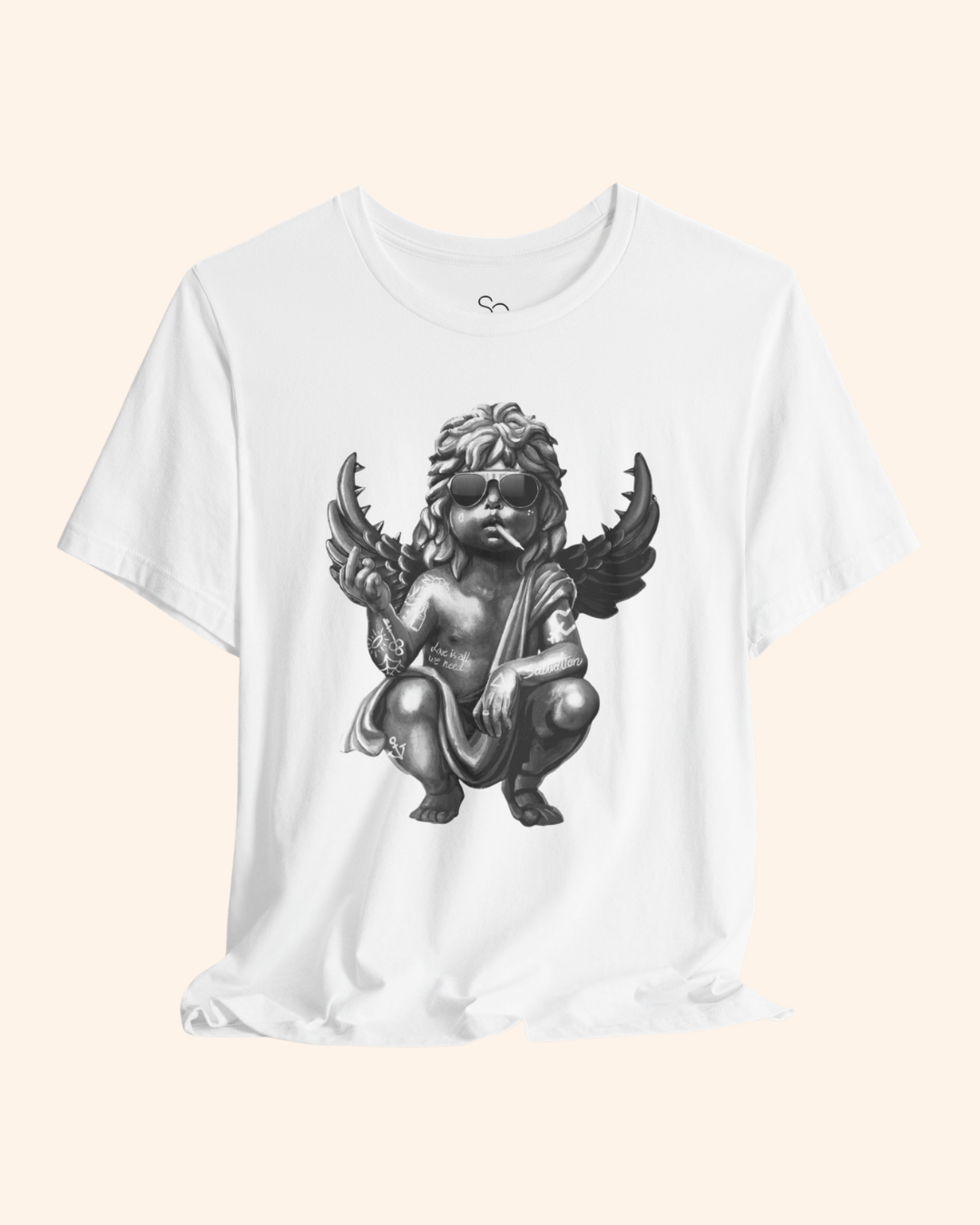 Not Today Cherub Graphic T-Shirt unisex t-shirt product image 6