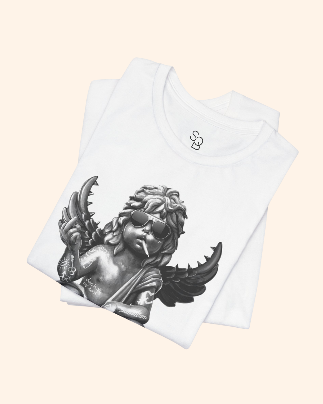 Not Today Cherub Graphic T-Shirt unisex t-shirt product image 7