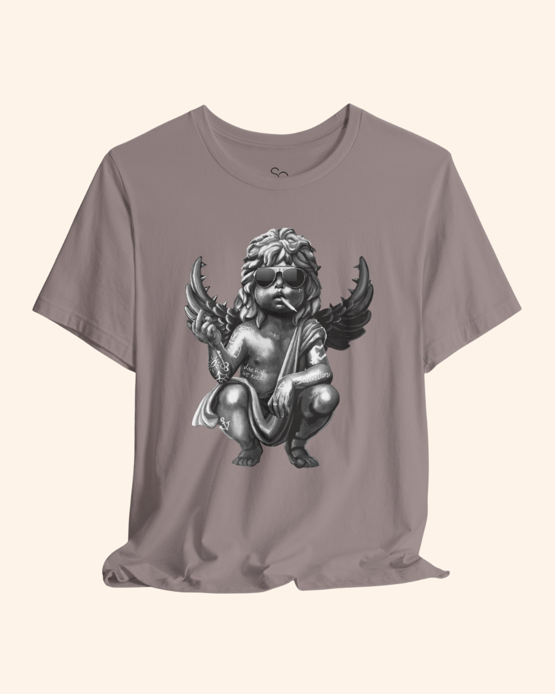 Not Today Cherub Graphic T-Shirt unisex t-shirt product image 9