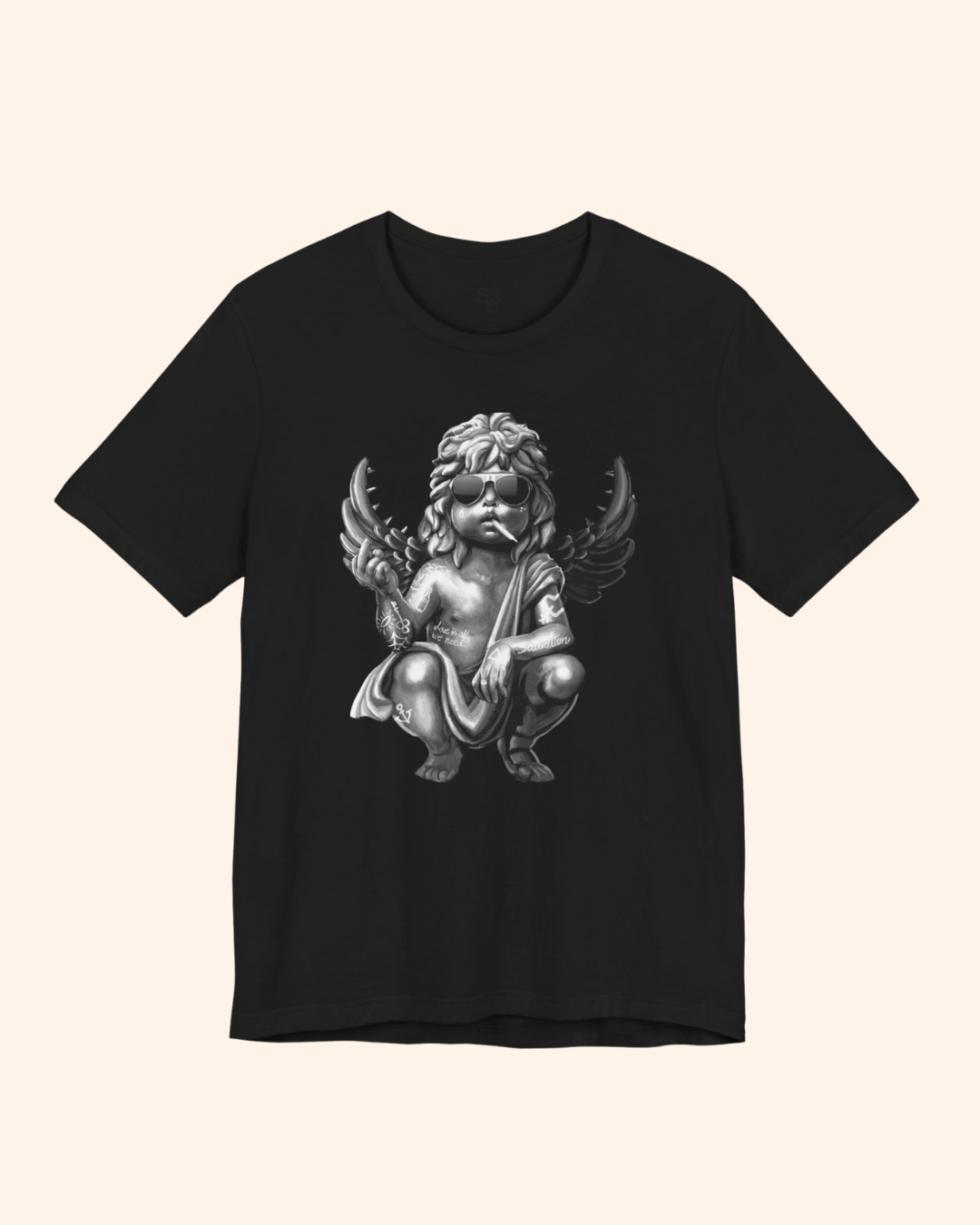 Not Today Cherub Graphic T-Shirt unisex t-shirt product image 3
