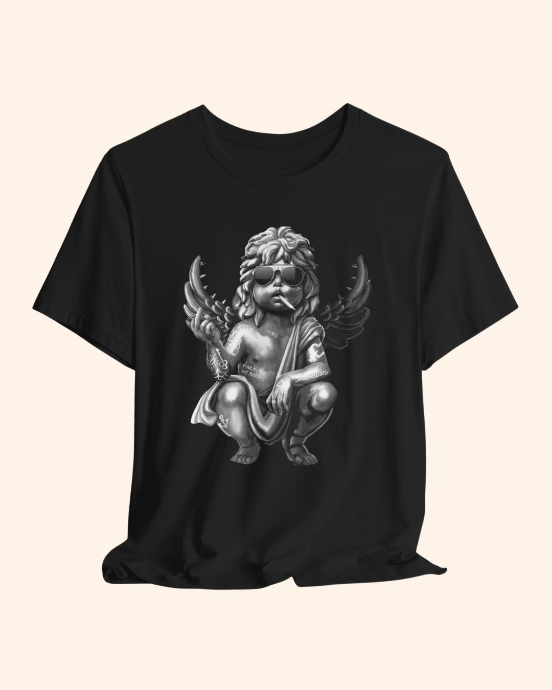Not Today Cherub Graphic T-Shirt unisex t-shirt product image 10