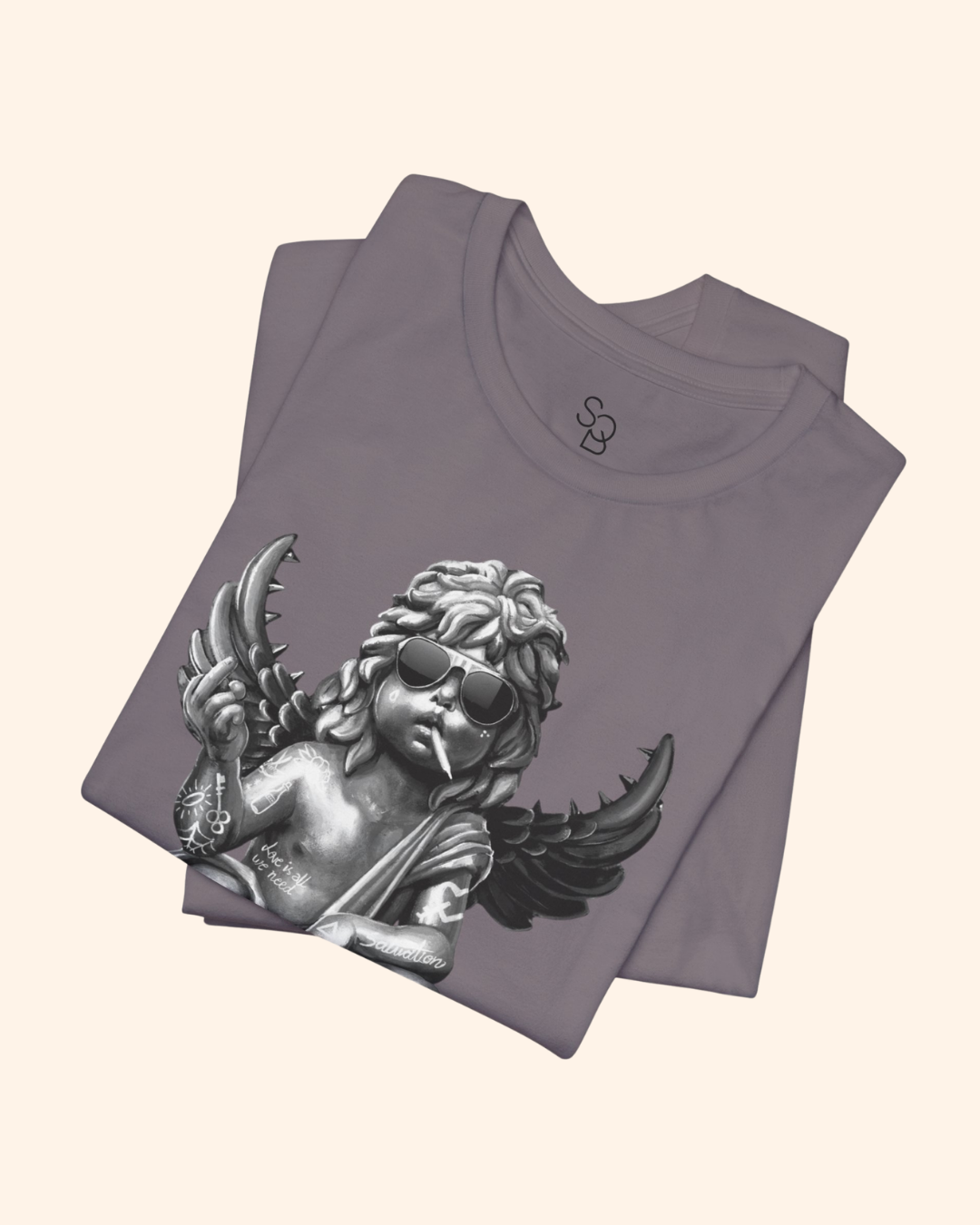 Not Today Cherub Graphic T-Shirt unisex t-shirt product image 4