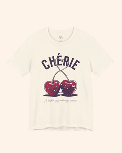 Cherie Cherry Graphic T-Shirt unisex t-shirt product image 2