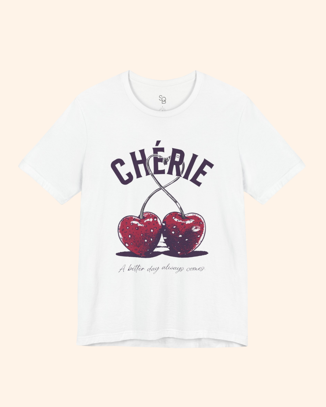 Cherie Cherry Graphic T-Shirt unisex t-shirt product image 3