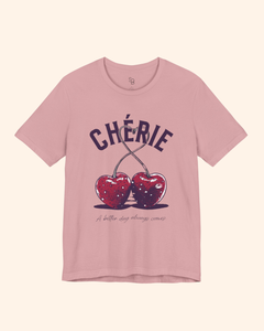Cherie Cherry Graphic T-Shirt unisex t-shirt product image 4