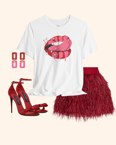 Kiss Off Lip Graphic T-Shirt unisex t-shirt product image 1