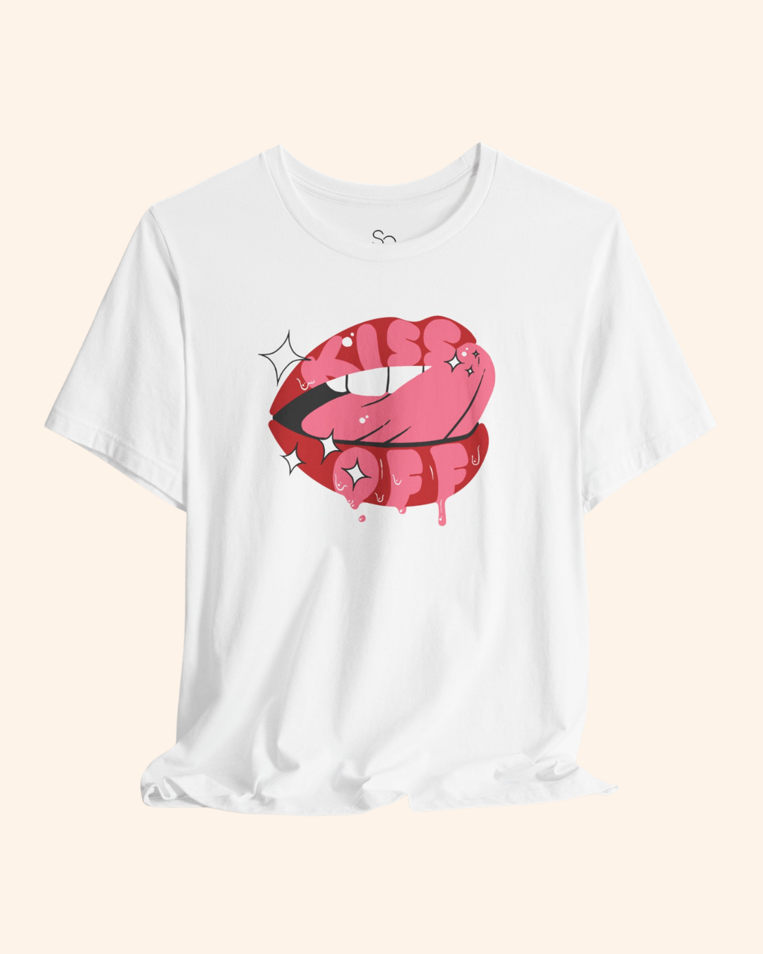 Kiss Off Lip Graphic T-Shirt unisex t-shirt product image 5