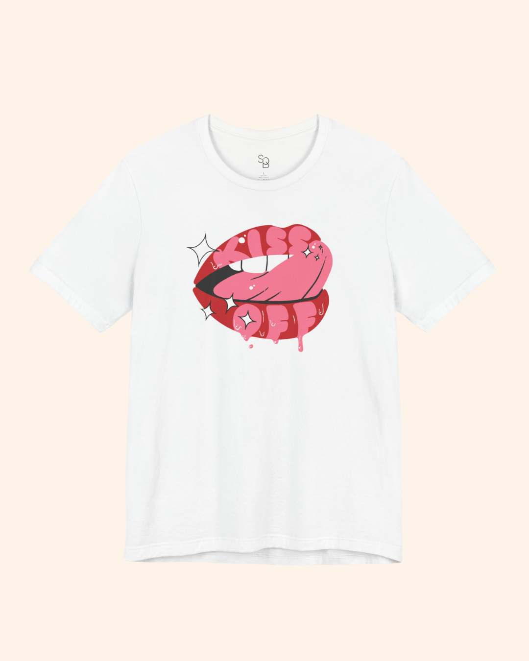 Kiss Off Lip Graphic T-Shirt unisex t-shirt product image 6