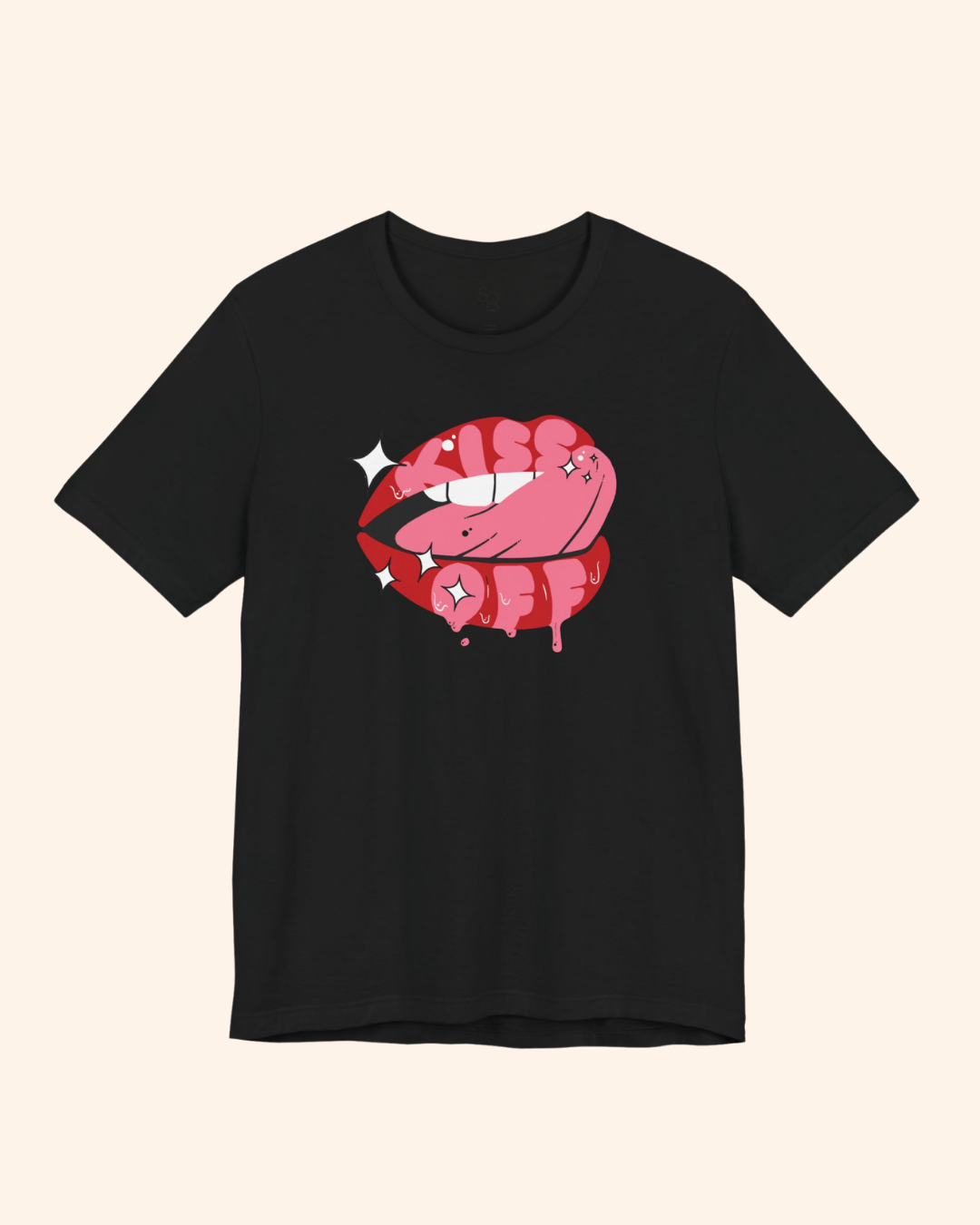 Kiss Off Lip Graphic T-Shirt unisex t-shirt product image 2