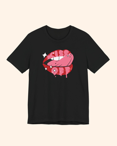 Kiss Off Lip Graphic T-Shirt unisex t-shirt product image 2