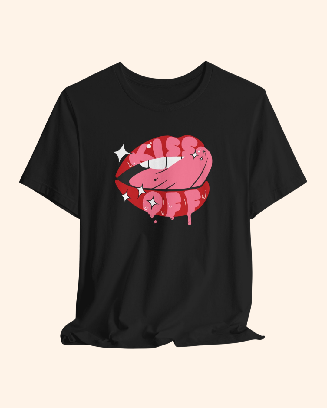 Kiss Off Lip Graphic T-Shirt unisex t-shirt product image 8