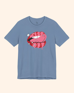 Kiss Off Lip Graphic T-Shirt unisex t-shirt product image 10