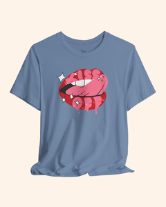Kiss Off Lip Graphic T-Shirt unisex t-shirt product image 11