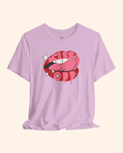 Kiss Off Lip Graphic T-Shirt unisex t-shirt product image 4