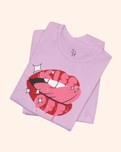 Kiss Off Lip Graphic T-Shirt unisex t-shirt product image 13