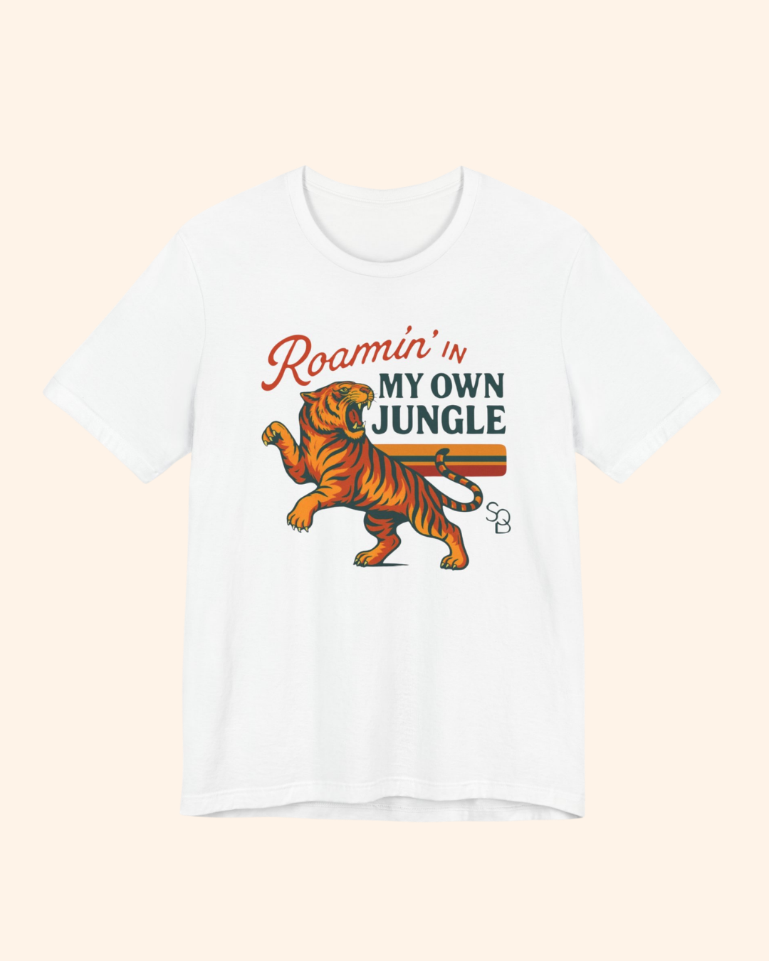 Roamin' in My Own Jungle Tiger Graphic T-Shirt unisex t-shirt product image 1