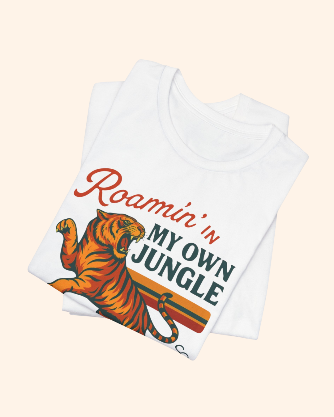 Roamin' in My Own Jungle Tiger Graphic T-Shirt unisex t-shirt product image 6