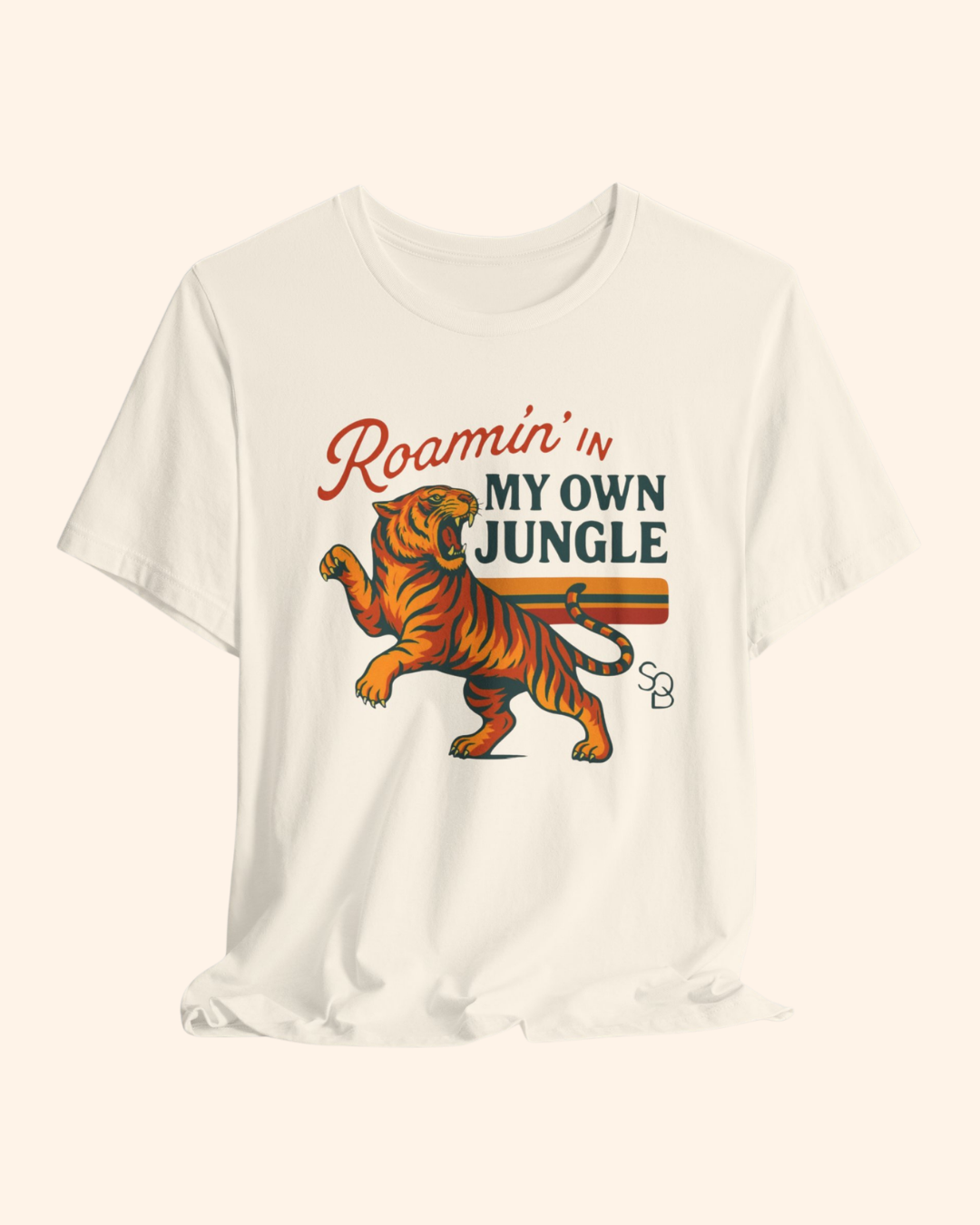 Roamin' in My Own Jungle Tiger Graphic T-Shirt unisex t-shirt product image 8