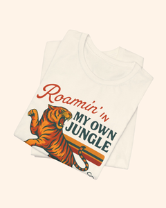 Roamin' in My Own Jungle Tiger Graphic T-Shirt unisex t-shirt product image 9