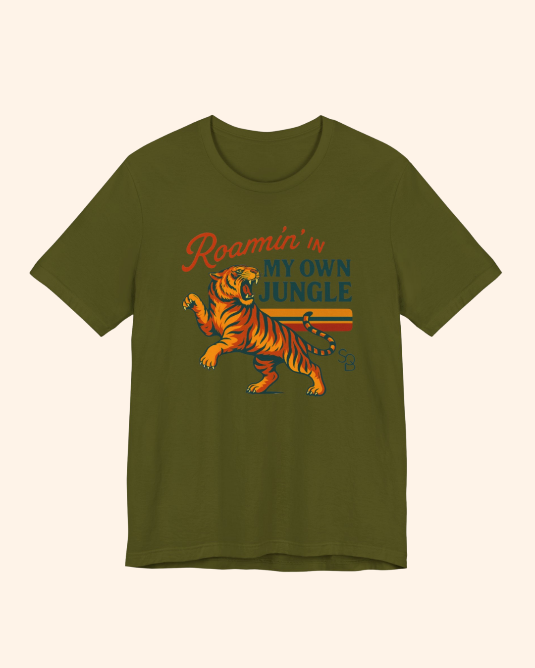 Roamin' in My Own Jungle Tiger Graphic T-Shirt unisex t-shirt product image 10