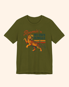 Roamin' in My Own Jungle Tiger Graphic T-Shirt unisex t-shirt product image 10
