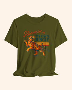 Roamin' in My Own Jungle Tiger Graphic T-Shirt unisex t-shirt product image 11