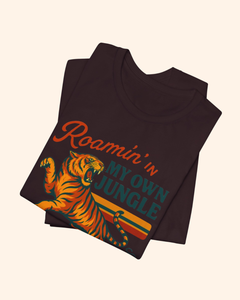 Roamin' in My Own Jungle Tiger Graphic T-Shirt unisex t-shirt product image 12