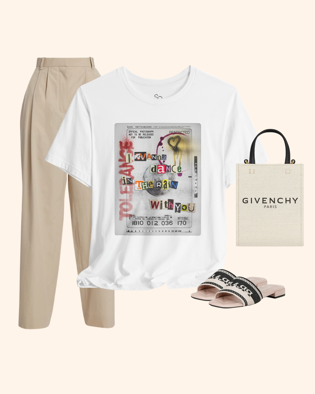 Dancing in the Rain Quote Graphic T-Shirt unisex t-shirt product image 1