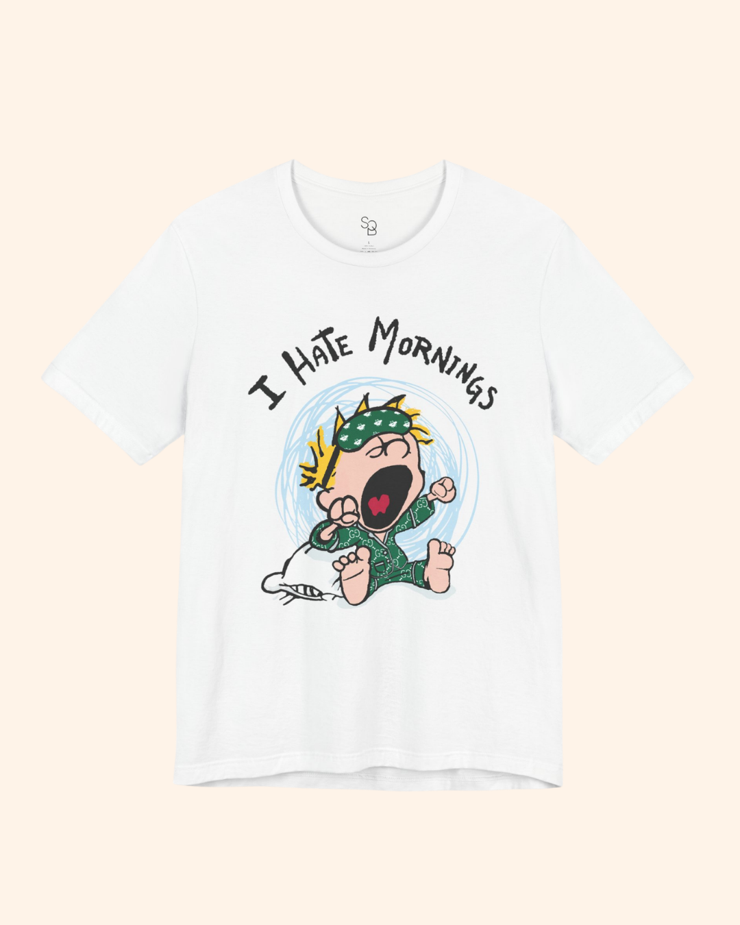 I Hate Mornings Graphic T-Shirt unisex t-shirt product image 6