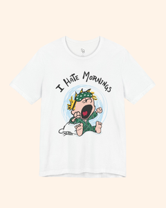 I Hate Mornings Graphic T-Shirt unisex t-shirt product image 6