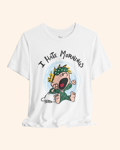 I Hate Mornings Graphic T-Shirt unisex t-shirt product image 7