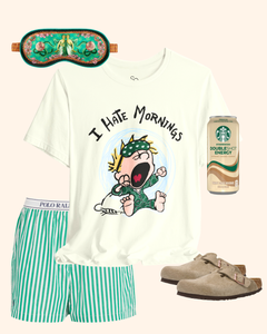 I Hate Mornings Graphic T-Shirt unisex t-shirt product image 2