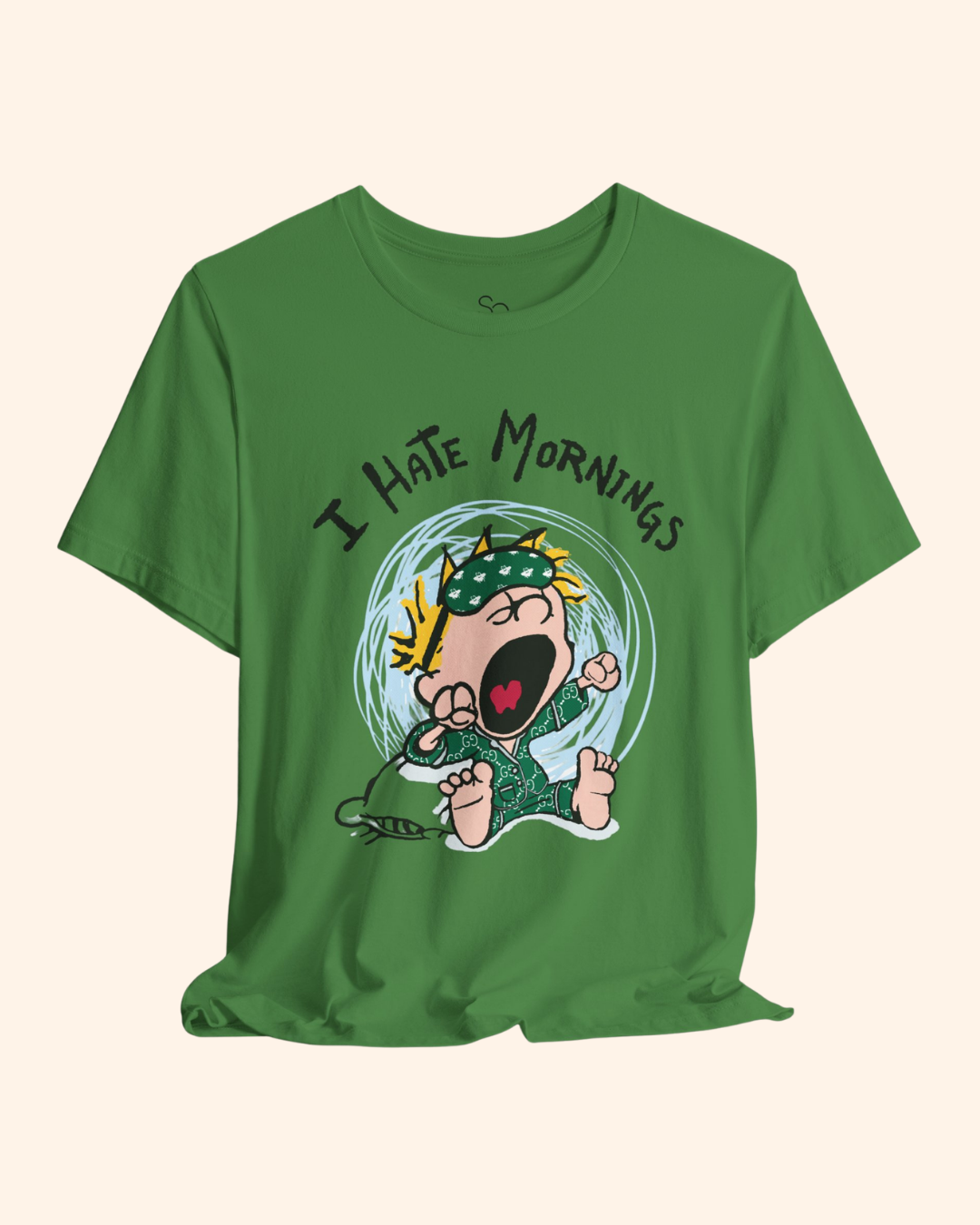 I Hate Mornings Graphic T-Shirt unisex t-shirt product image 11