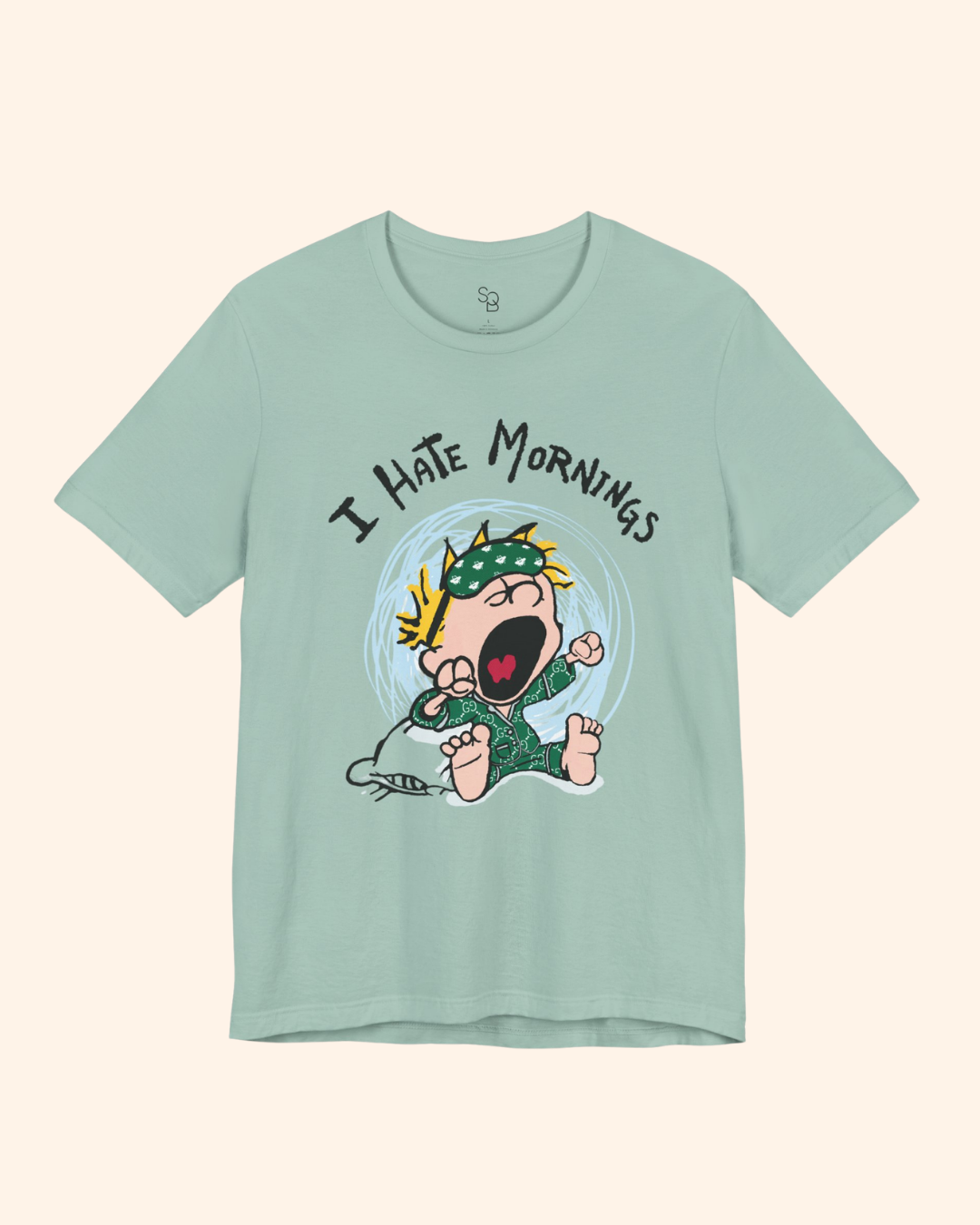 I Hate Mornings Graphic T-Shirt unisex t-shirt product image 4